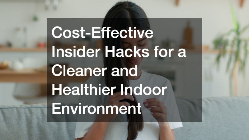 Cost-Effective Insider Hacks for a Cleaner and Healthier Indoor Environment